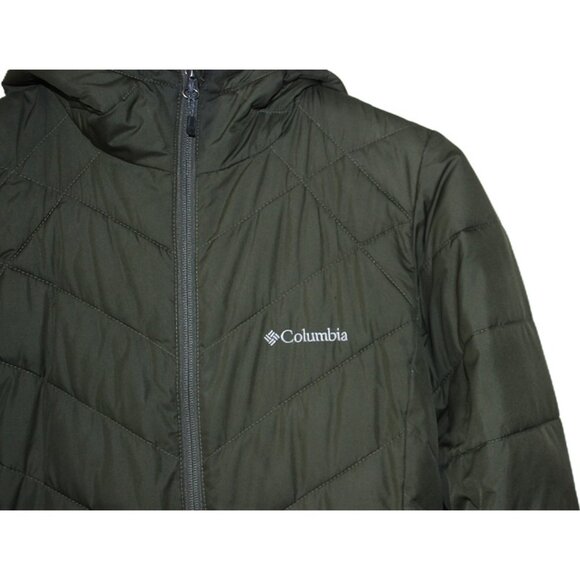 COLUMBIA Heavenly™ Omni-Heat™ Hooded Jacket in Olive (Size Small) - Picture 7 of 14